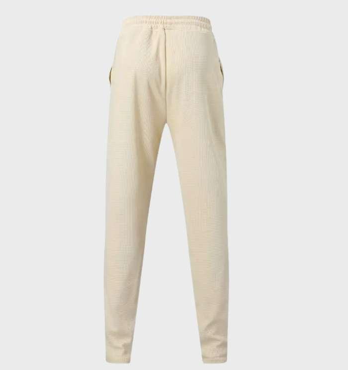 Clarence - Casual broek met hoge taille en ribbels voor heren - Miller-Mode